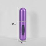 Rapsoli Mini Parfüm Şişesi Doldurulabilir Parfüm Şişesi Atomizer Cep Parfüm Şişesi Transfer Parfüm Şişesi - Mor