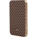 Raptic S4 Aramid-Skin M-Safe Özellikli Ultra Ince Powerbank 15W 5000MAH Kahverengi