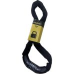 Raptor Bisiklet Zincir Kilit 5 Şifreli 90cm - 6 Mm Kalınlık Siyah