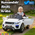 Raptor Gt Beyaz Uzaktan Kumandalı 4X2 12 Volt Akülü Araba - Rc Land Rover Akülü Araba Range Rover