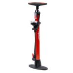 Raptor Zf-809C Analog Göstergeli Standart Ayaklı Pompa Bisiklet Pompası Kırmızı 160Psi Ayak Pompası