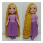 Rapunzel Bebek Amigurumi Organik Oyuncak