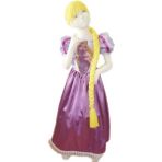 Rapunzel Kostümü - Renkli - 2 - 3 Yaş