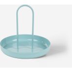 Rarart Concept Mavi Metal Takı Organizer - Yuvarlak Aksesuar Ve Makyaj Standı - Candy