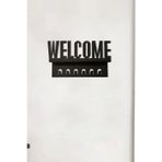 Rarart Conceptwelcome Metal Anahtar Askısı - Duvar Askısı Ve Raf Çanta Ceket Asacağı 17X27 Cm