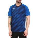 Raru Erkek Dijital Baskılı T-Shirt Magus Saks Nefes Alabilir Kumaş ile Rahat Spor Kesim