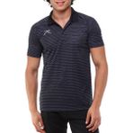 Raru Erkek Polo T-Shirt Fluctus Siyah - XL