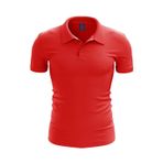 Raru Erkek Polo T-Shirt PIUS KIRMIZI KIRMIZI M