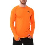 Raru Erkek Uzun Kollu T-Shirt Reglan Kol Tasarımıyla Günlük Kullanıma Uygun Oranj - XL