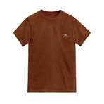 Raru Erkek%100 Pamuk T-Shirt AGNITIO KAHVERENGİ KAHVERENGİ XXL