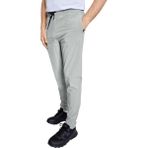 Raru Gri Dokuma Pantolon Regular Kalıp Ayarlanabilir Bel Lastikli Hafif Rahat Kumaş Erkek - Kahverengi - XL