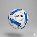 Raru Hybrid Futbol Topu No.5 Saks - Beyaz - Saks