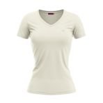 Raru Kadın %100 Pamuk T-Shirt Mulıer Ekru