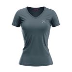 Raru Kadın %100 Pamuk T-Shirt Mulıer Füme