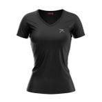 Raru Kadın %100 Pamuk T-Shirt Mulıer Siyah