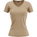 Raru Mulier Bej %100 Pamuk Kadın T-shirt