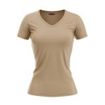 Raru MULIER Kadın Pamuklu Bej Günlük T-shirt