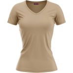 Raru Mulıer Kadın Pamuklu Günlük T-Shirt - XL - Bej