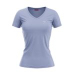 Raru MULIER Kadın Pamuklu Lila Günlük T-shirt
