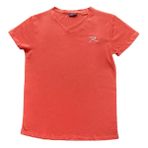 Raru MULIER Kadın Pamuklu Pembe Günlük T-shirt