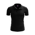 Raru Pius Siyah Polo Erkek T-shirt