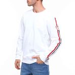 Raru S.P.Q.O.R Erkek%100 Pamuk Sweatshirt LORIN BEYAZ BEYAZ M