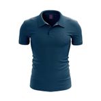 Raru Spqr Erkek Polo T-Shirt Sanctus Indigo - S - İndigo