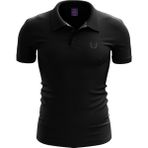 Raru Spqr Erkek Polo T-Shirt Sanctus Siyah