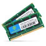 Rasalas 8GB Kit (2 x 4GB) PC3-8500S 1067MHz 1066MHz DDR3 8500 PC3-8500 SODIMM RAM Yükseltmesi, 2008 Sonu, 2009 Erken/Orta/Geç 2010 için
