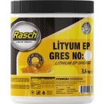 Rasch Lityumlu Yüksek Basınç EP2 Katı Gres Yağı Sarı - 3.6 Kg.