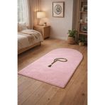 Raschel Carpet Dekoratif Yumuşak Yıkanabilir Diz Ağrıtmaz Kaymaz Taban Seccade Peluş Halı Namaz Halısı