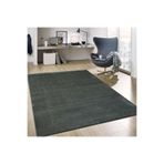 Raschel Carpet Koyu Gri Mikro Polyester Kaymaz Taban Shaggy Halı, 80 x 300