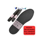 Rasim Uyar 5 ÇİFT DELİKLİ EVA TERLİK-PATİK TABANI - KEÇESİZ TEK KATMANLI