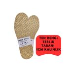 Rasim Uyar 5 ÇİFT PUFF PAPYON DESEN EVA TERLİK-PATİK TABANI -1 CM- KEÇESİZ TEK KATMANLI