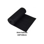 Rasim Uyar SİYAH KEÇE HOBİ MALZEMESİ - 4MM KALINLIK - 100*150CM