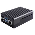 Raspberry Pi 4 Alüminyum Muhafaza Kutusu (Soğutmalı) - Siyah