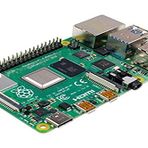 Raspberry Pi 4 Model B; 4 GB, ARM-Cortex-A72 4 x, 1,50 GHz, 4 GB RAM, WLAN ac, Bluetooth 5, LAN, 4 x USB, 2 x Micro-HDMI 4 GB SC15185