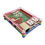 Raspberry Pi B+/2/3 Tip B Kalın Gökkuşağı Kutusu