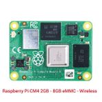 Raspberry Pi CM4 2GB - 8GB eMMC - Wireless