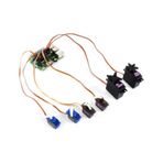 Raspberry Pi Servo Motor Sürücü HAT, 16 Kanal, 12-bit, I2C