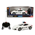 Rastar 1:20 Suncon Aztek Işıklı Uzaktan Kumandalı Polis Arabası Beyaz-2 S00020357