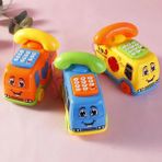 Rastgele 1 Adet Tarzı 1 Adet Bebek Oyuncakları Müzik Karikatür Otobüs Telefonu Eğitici Gelişim Çocuk Oyuncak Hediye Çocuk Erken Öğrenme Egzersiz Bebek Çocuk Oyunu (Yurt Dışından) - Renkli