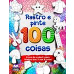 Rastro e pinte 100 coisas, Livro de colorir para idades dos 3 aos 6 anos, pastas de exercícios de controlo de lápis para crianças em idade ... de linhas para habilidades motoras finas