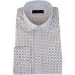 Rasttmen Erkek Silim Fit Uzun Kol Puantiyeli Gömlek BGL-ST01968 - Hardal