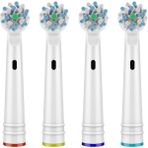 Rata-B Oral-B Fırçalara Uyumlu Cross Action 4’Lü Dış Fırçası Yedek Başlığı Eb50p