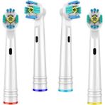 Rata-B Oral - B Şarjlı Diş Fırçası Uyumlu 4 Adet Yedek Başlık Eb18-P