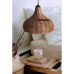 Rattam Bambu Sarkıt Avize Rattan Sarkıt: Cloud 40CM (Çam Kabuğu) - Açık Kahverengi