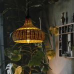 Rattam Cloud Rattan Bambu Sarkıt Ahşap Avize