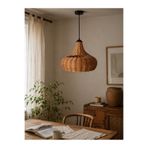 rattam Rattan Hasır lamba - avize 40 cm Doğal Çam Kabuğu Rengi