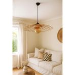 Rattan Büyük Boy Çiçek Avize - Bambu